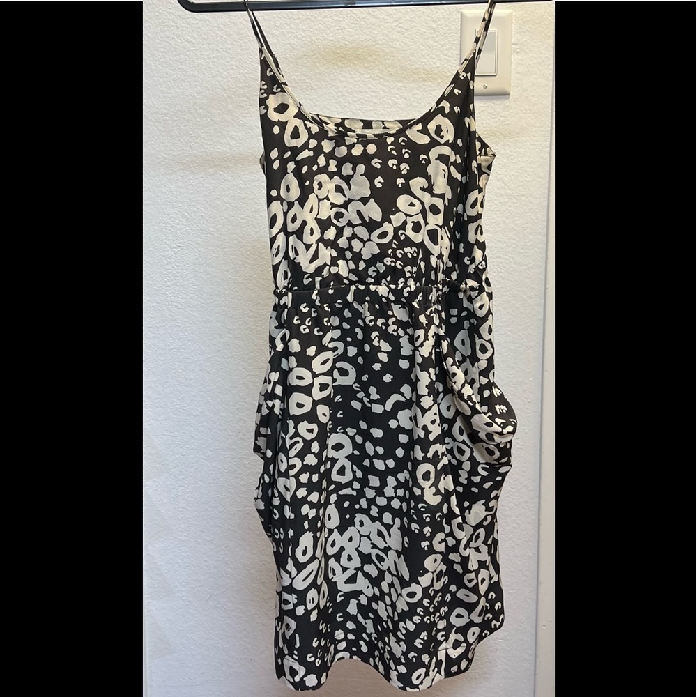 Eliot Madewell Silk Adjustable Strap Dress with Pockets in a size 2